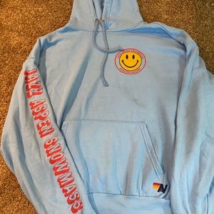 Aviator nation jazz aspen blue hoodie